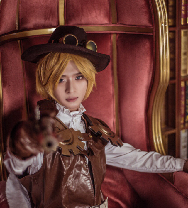 《王者荣耀》马可波罗cosplay,西部贵族的马可波罗帅气优雅