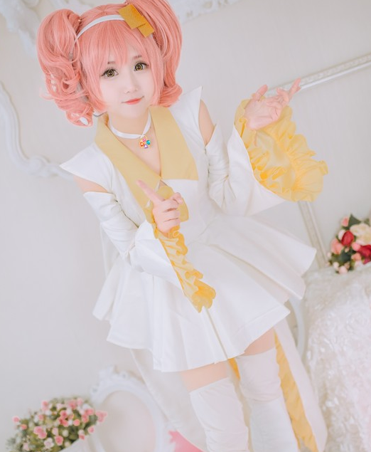 《守护甜心》日奈森亚梦cosplay,清新甜美的小姐姐