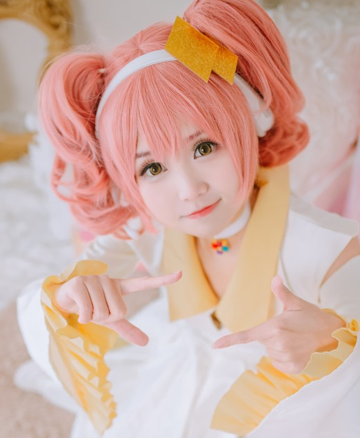 《守护甜心》日奈森亚梦cosplay,清新甜美的小姐姐