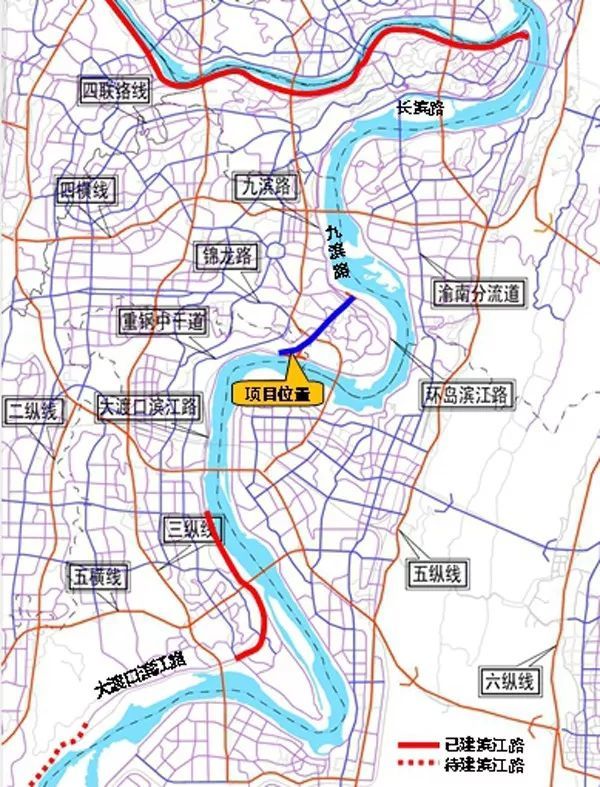 九龙半岛,滨江路,九滨路,大渡口区,隧道,成渝铁路