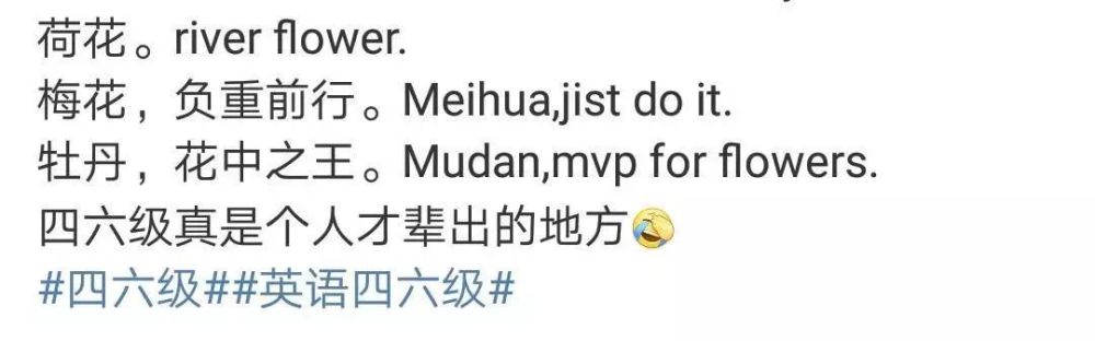 看完00后的四六级英语神翻译,8090后笑掉了big裤衩