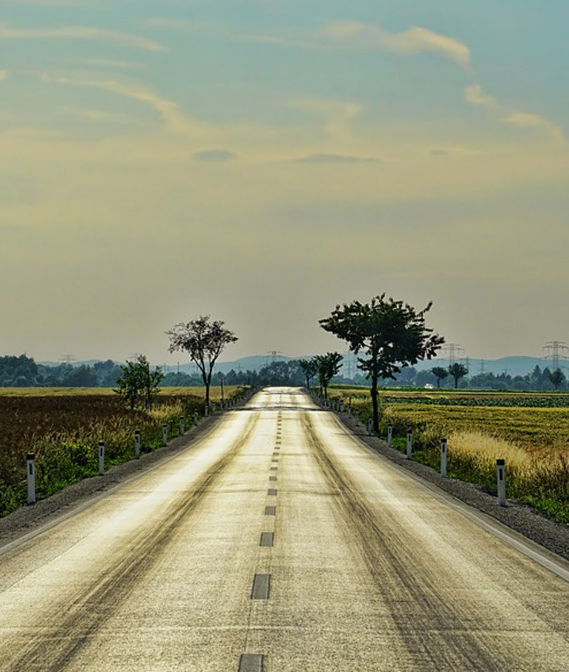 道路美景图片壁纸,秀丽唯美,景色宜人