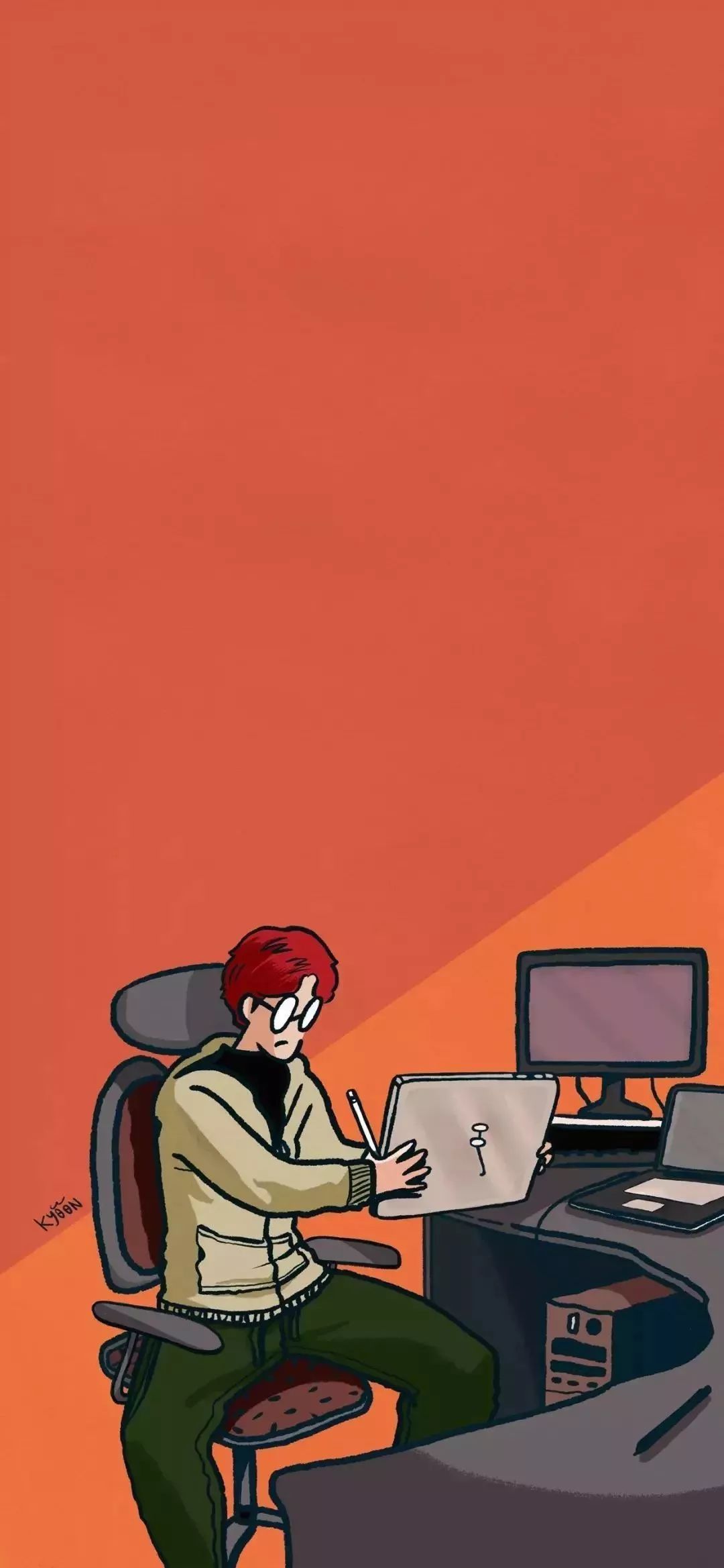 潮图壁纸 只想搞钱!