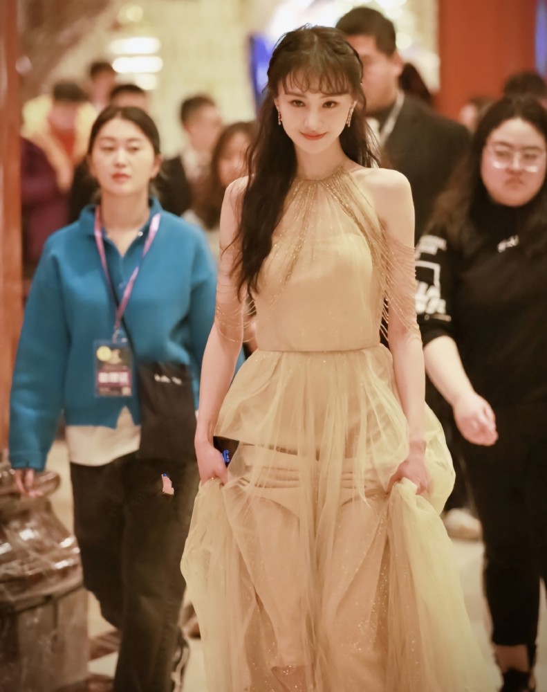 郑爽真的分手了?穿着精致靓丽甜美似仙女,但神情落寞难掩疲态!