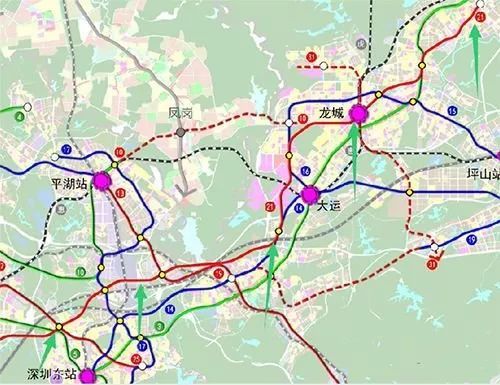 龙华又迎5条地铁!18,21,22,25,27号线或纳入规划