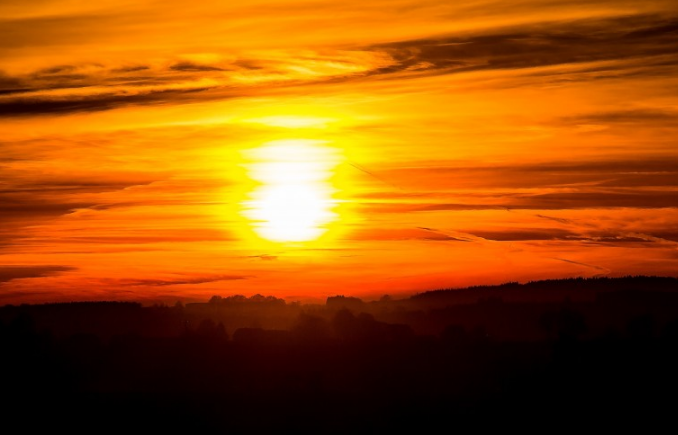 唯美夕阳高清精美壁纸,漂亮迷人的风景