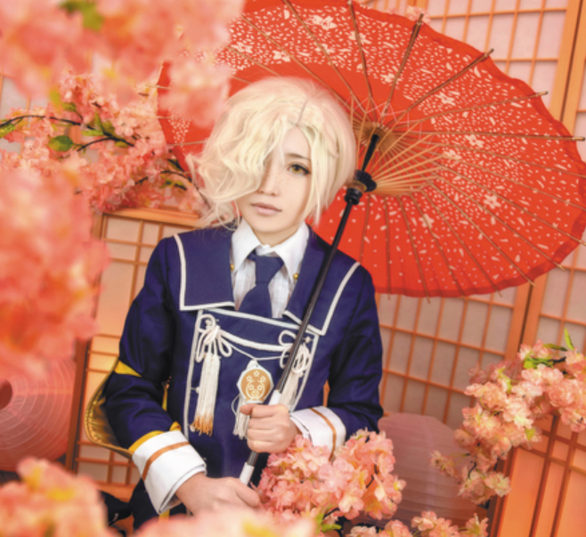 刀剑乱舞:五虎退cosplay,个性十足的小姐姐,散发着独特的魅力