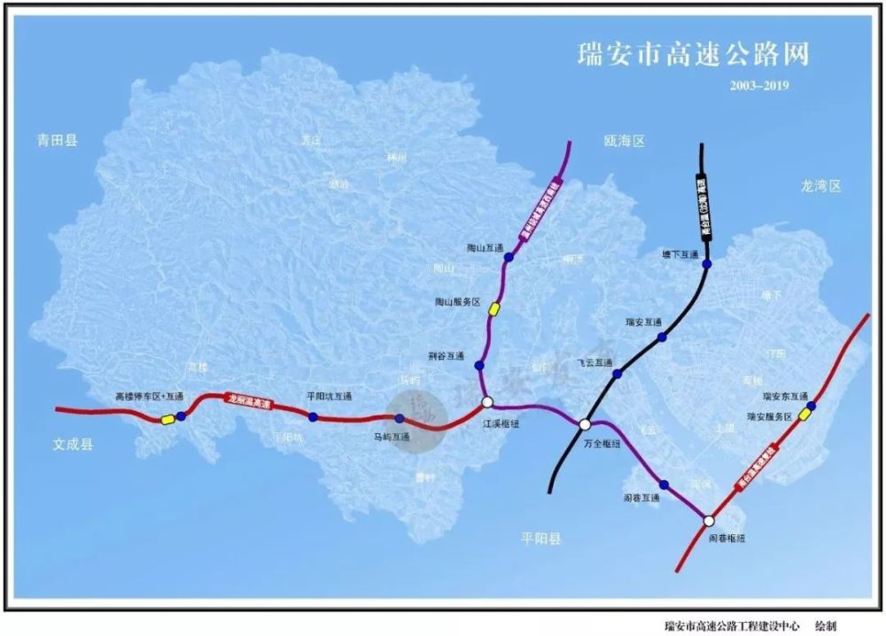 大力推进温州绕城高速公路西南线瑞安段,甬台温高速公路复线瑞安段,龙