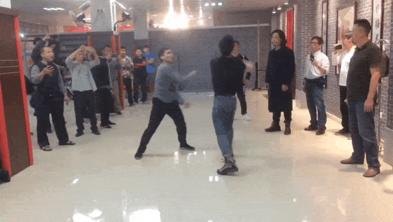 壁华咏春和香港黄匡中咏春拳进行了交流本质和王八拳一样