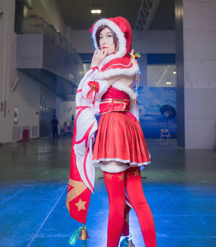 王者荣耀:妲己cosplay,清纯可人的小姐姐,漂亮十足