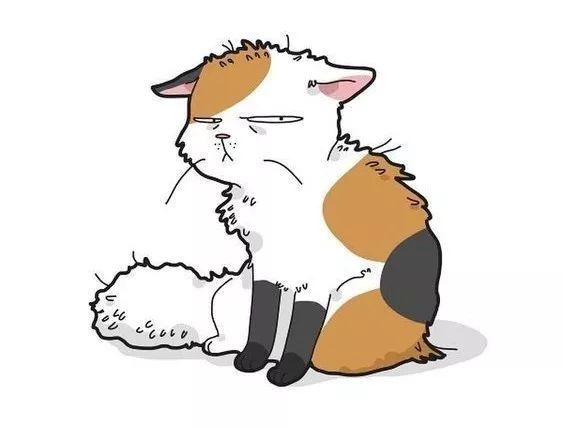 超有趣的可爱猫咪卡通画,确定不要拿来当头像吗
