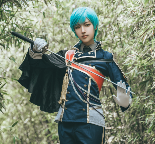 个性十足的小哥哥,cosplay刀剑乱舞一期一振,还原度超高