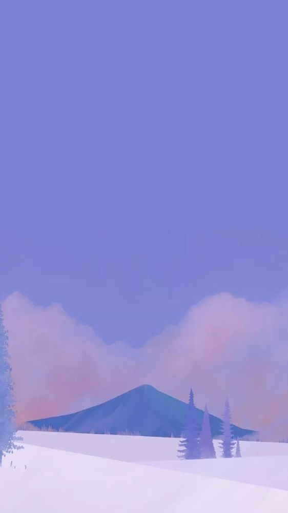 唯美意境风景插画小清新壁纸