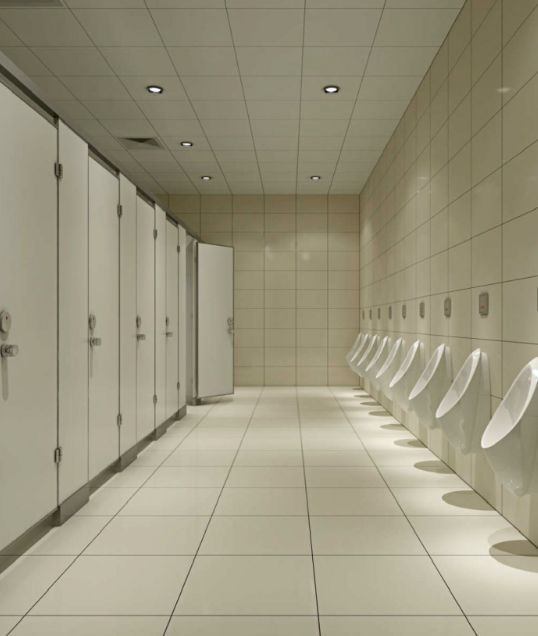 公共卫生间盥洗室效果图