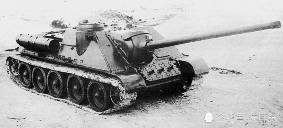 老骥伏枥,1945-2019,su-100自行火炮在远东