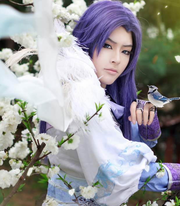 cosplay《秦时明月》白凤,轻功卓越的帅气男神