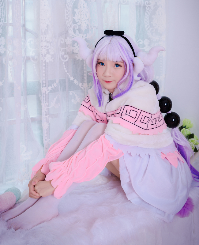 小林家的龙女仆:康娜cosplay,小姐姐气质优雅出众