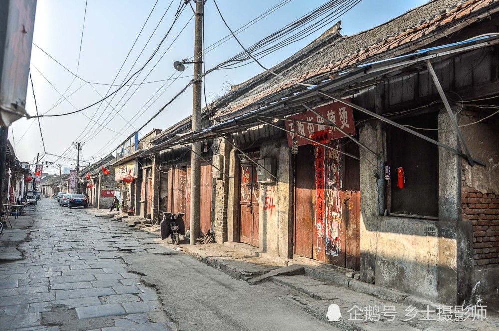 安徽淮北石板街,青石路面,明清建筑经过历史沧桑,勾起