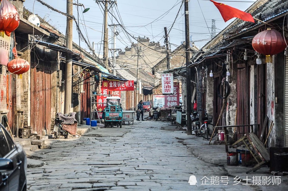 安徽淮北石板街,青石路面,明清建筑经过历史沧桑,勾起