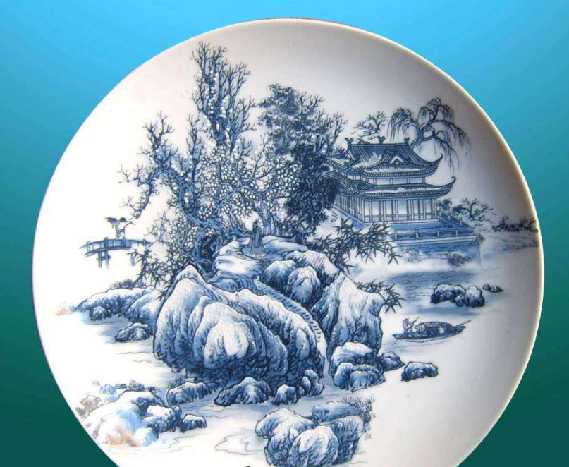 中国陶瓷文化:浅谈陶瓷山水画的意境与创作
