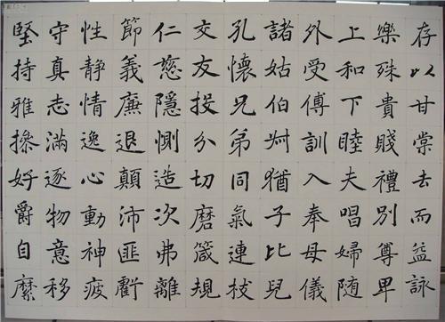 初唐有位薛稷,楷书学过欧阳询,虞世南,最主要是学习褚遂良的楷书,这是