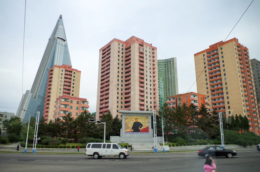 朝鲜视觉:实拍朝鲜平壤的街景