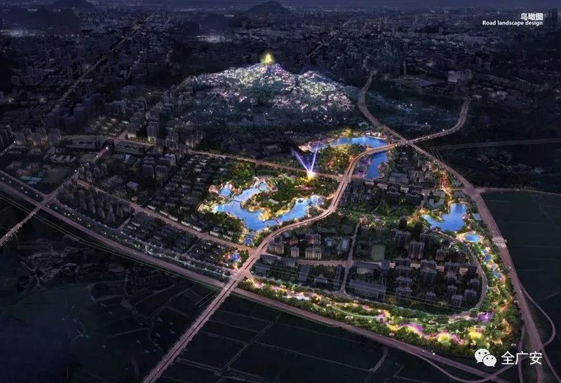 广安主城区最后一块宝地!规划十个公园三个湖