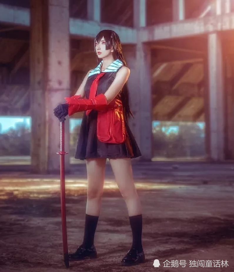 cosplay,小姐姐,赤瞳,cos,动漫