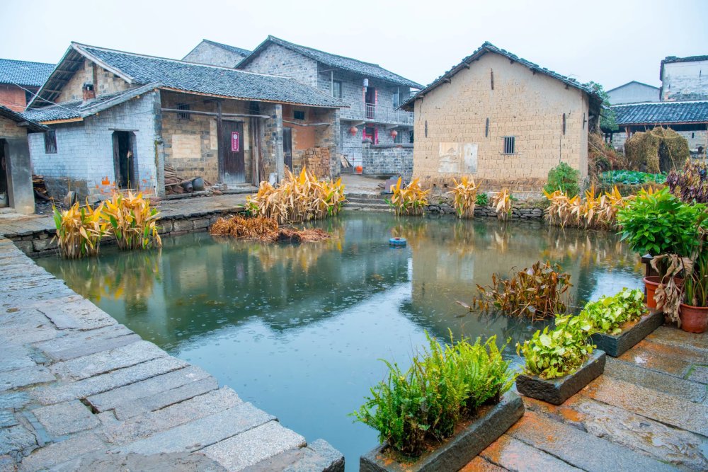 古村,安义古村,梅岭,秀水