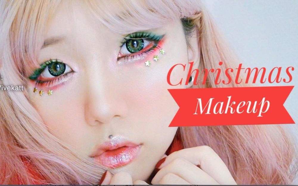 妆容,小鹿,圣诞老人,雪花,圣诞节,眼影