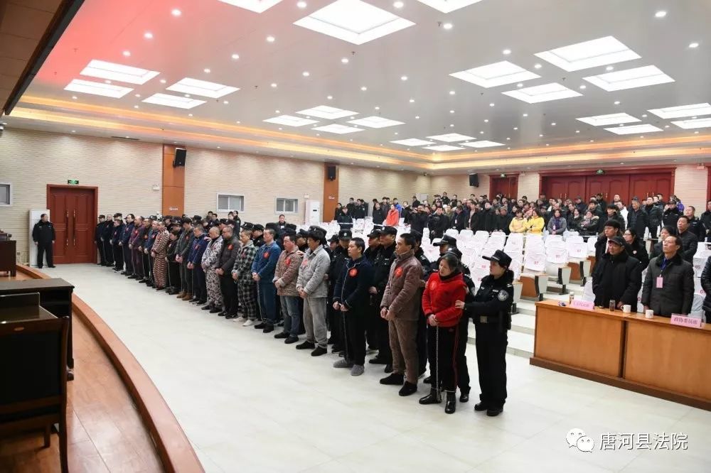 唐河县法院公开宣判一起19人涉黑案件!首犯被判处25年