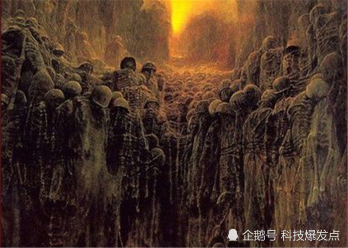 著名画家遭遇车祸后,画出"死亡世界",这哪里是画分明是地狱深渊!