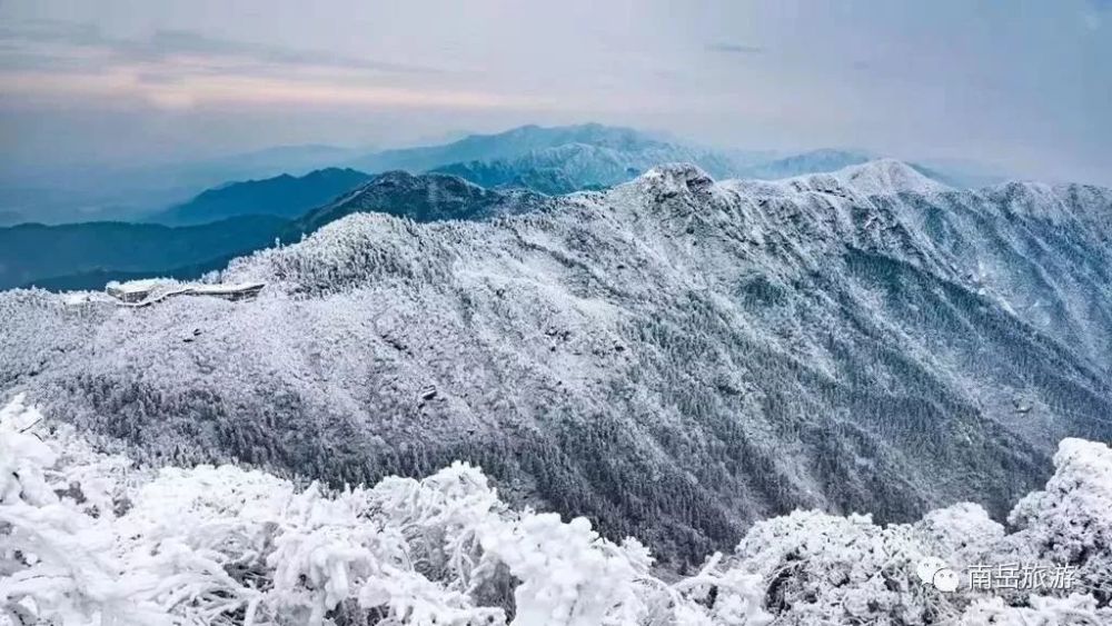 来一场风花雪月的约会——衡山登高赏雾凇祈福