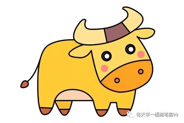 每天学一幅简笔画-16种常见动物简笔画大全