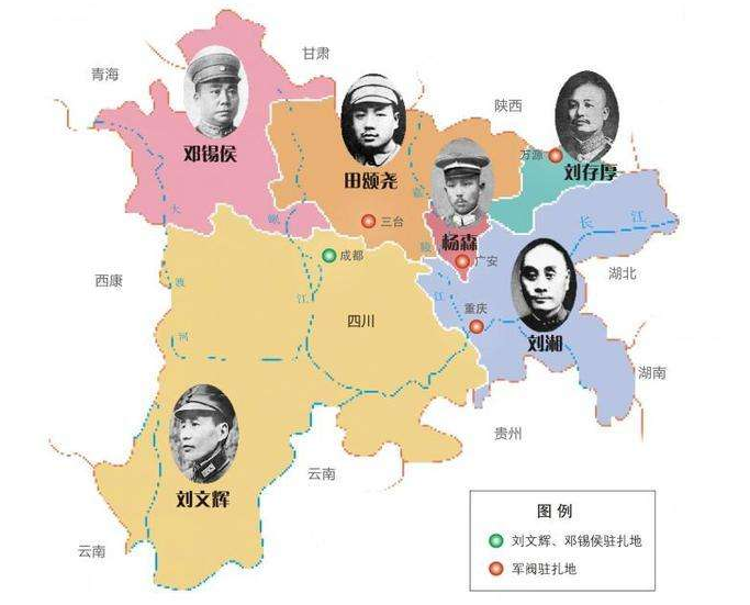 四川省的军阀,总计30多万军队,为何相互混战了20年?
