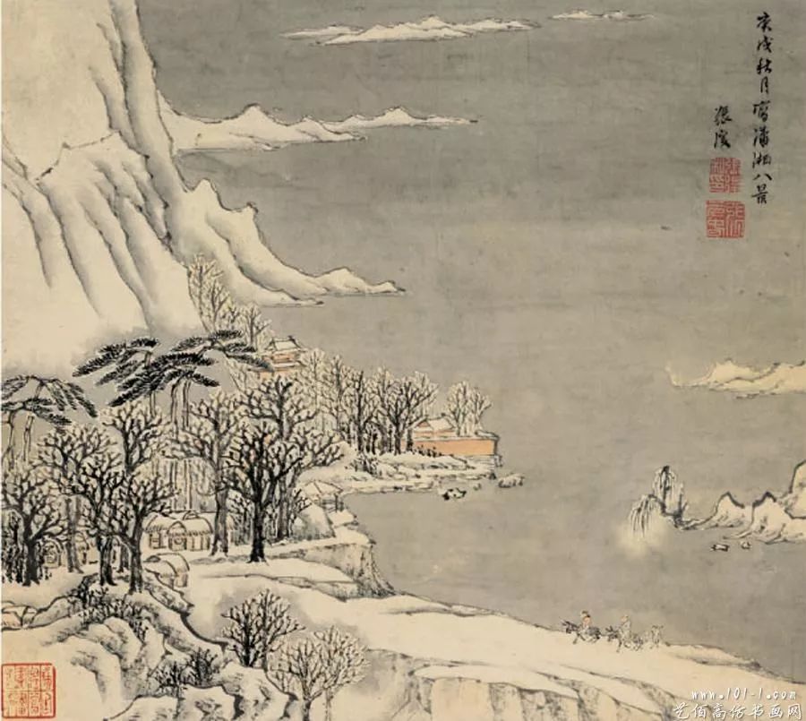 水合流处的"潇湘夜雨"位于湘江的起始点,通常被当作"潇湘八景"的首景