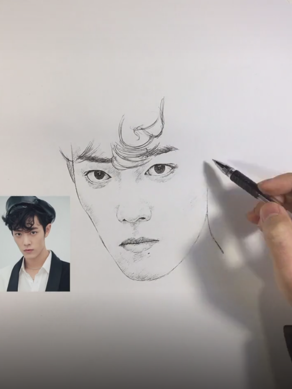 肖战,明星,偶像,美术生,搞笑