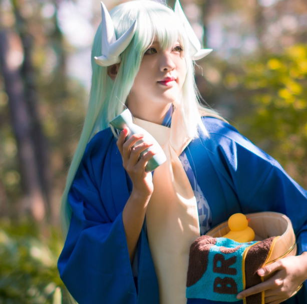 fate清姬cosplay,仙姿玉色优雅迷人