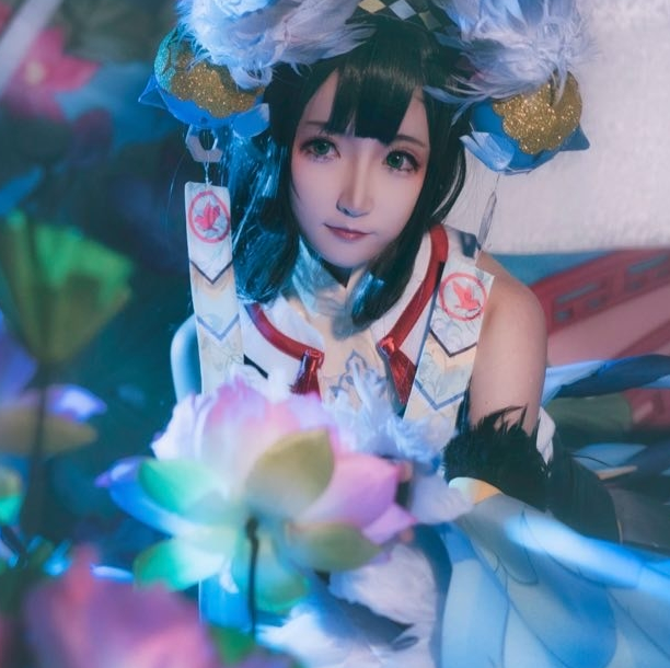 阴阳师花鸟卷cosplay,优雅知性魅不可挡