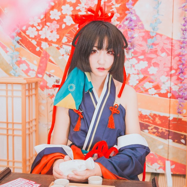 阴阳师彼岸花cosplay,身材高挑温婉动人