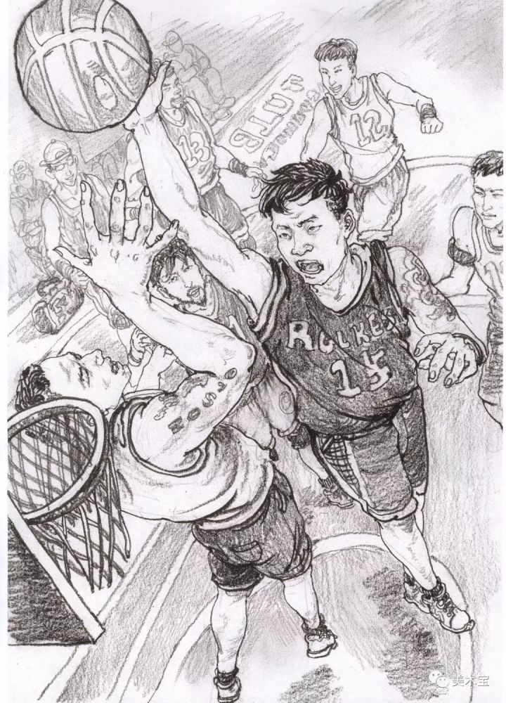 美院风场景速写范画