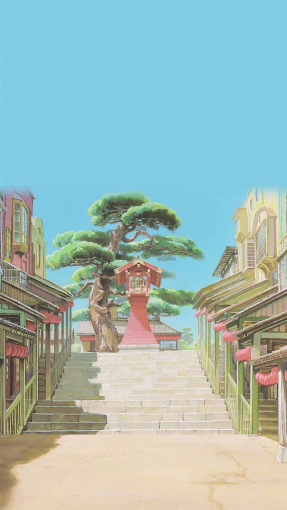 宫崎骏动漫背景图:因为遇见你,我才知道我也能拥有美丽的记忆