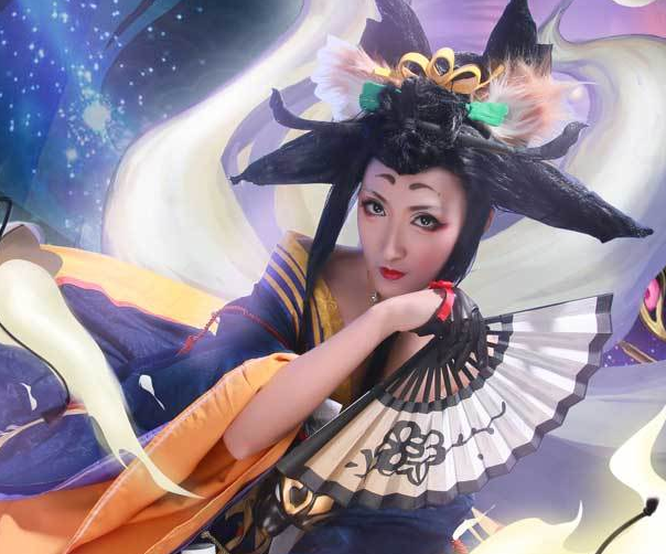 cosplay《阴阳师》玉藻前,美丽动人的小姐姐,尽显唯美