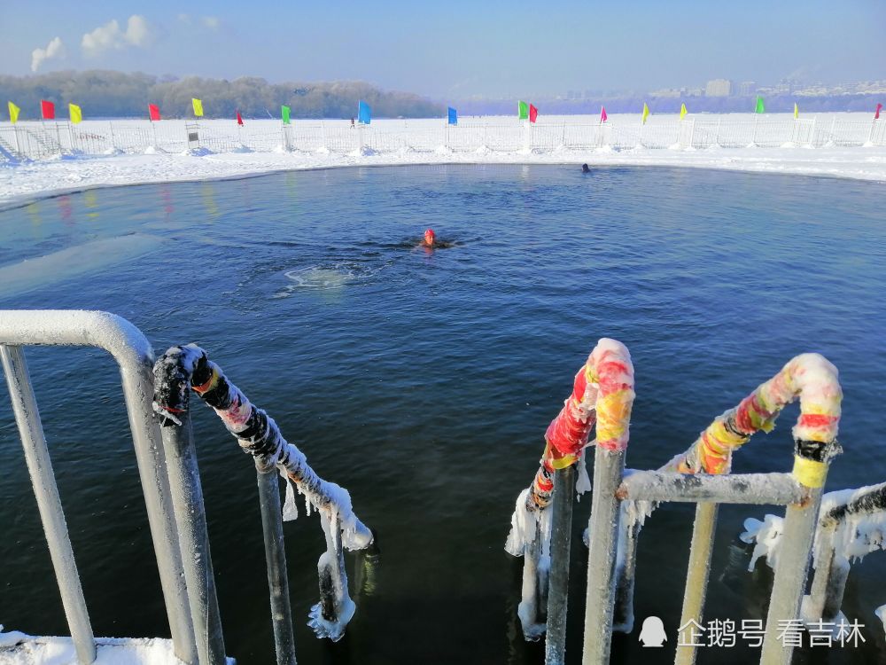 长春,冰天雪地,冬泳