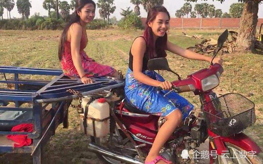 落落大方的柬埔寨美女