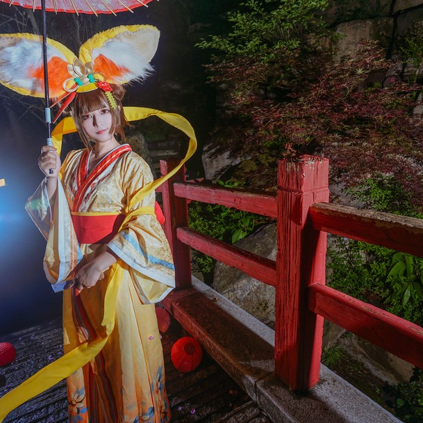 阴阳师山兔cosplay,温柔体贴美丽动人