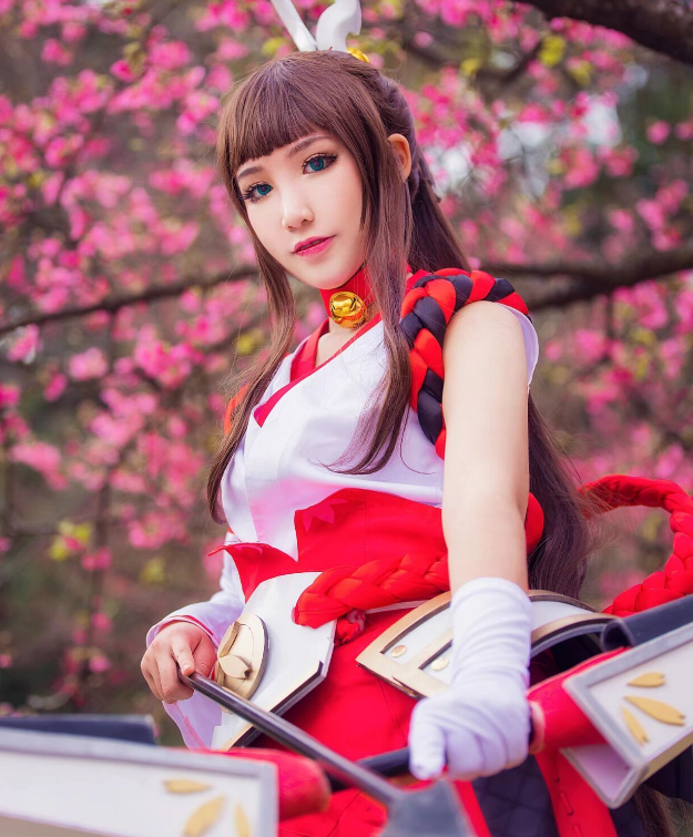 王者荣耀伽罗cosplay,娇美动人真是让人为之倾倒