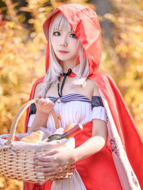 cosplay《fate》玛丽,娇俏可人的兜帽少女