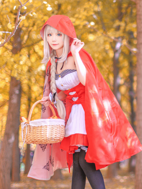 cosplay《fate》玛丽,娇俏可人的兜帽少女