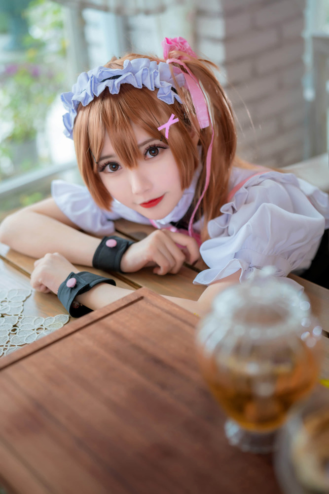 cos正片:咖啡小姐姐泡的咖啡很好喝哟 赶快去试试吧!